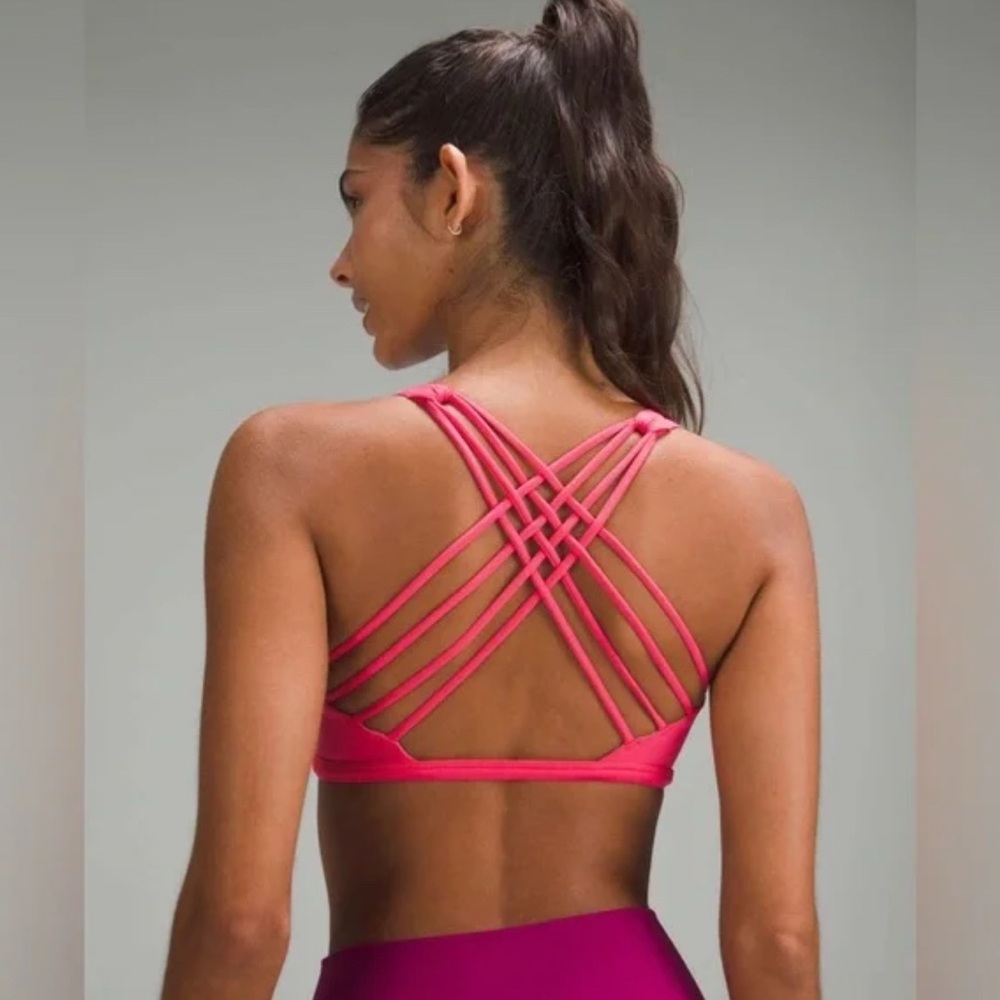 Lululemon Pink Intimates Bra with Racerback - Picture 2 of 4